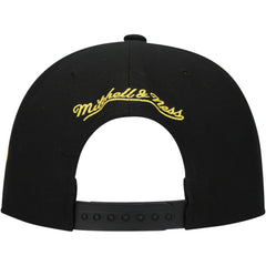 Boston Bruins Mitchell & Ness Core Team Script 2.0 Snapback Hat - NHL Hats