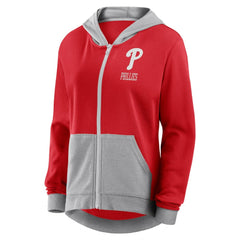 Philadelphia Phillies Fanatics Women's Hit It French Terry Full-Zip Hoodie - MLB Hoodies