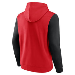 New Jersey Devils Logo Athletic Deliver Fleece Pullover Hoodie - NHL Jerseys