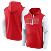 Detroit Red Wings Logo Athletic Deliver Fleece Pullover Hoodie - NHL Hoodies