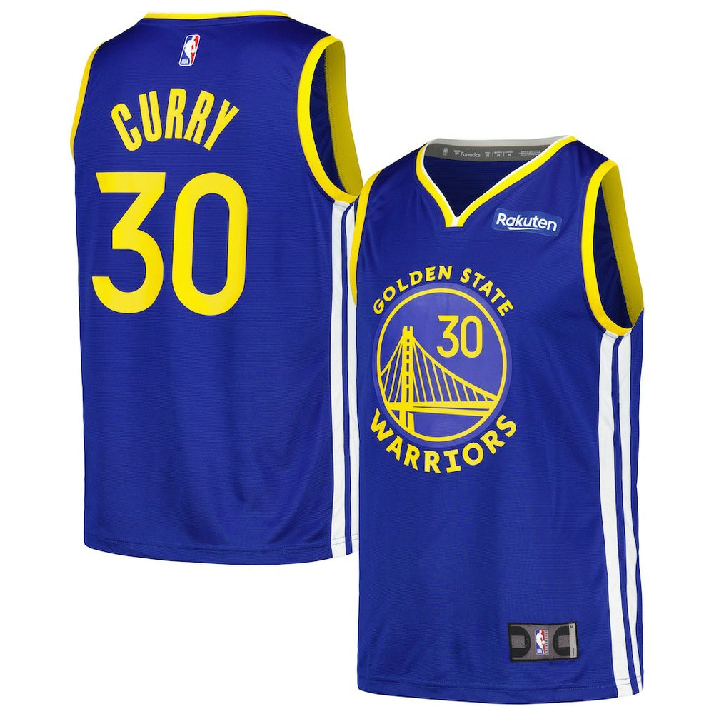 Royal Stephen Curry Golden State Warriors Fast Break Player Badge Jersey sale | NBA