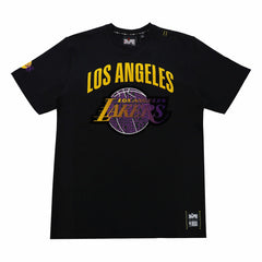 Los Angeles Lakers NBA x Two Hype Unisex Culture & Hoops T-Shirt - Black discount | NBA