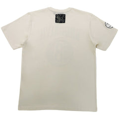Brooklyn Nets NBA x Two Hype Unisex Culture & Hoops T-Shirt - Cream for sale | NBA
