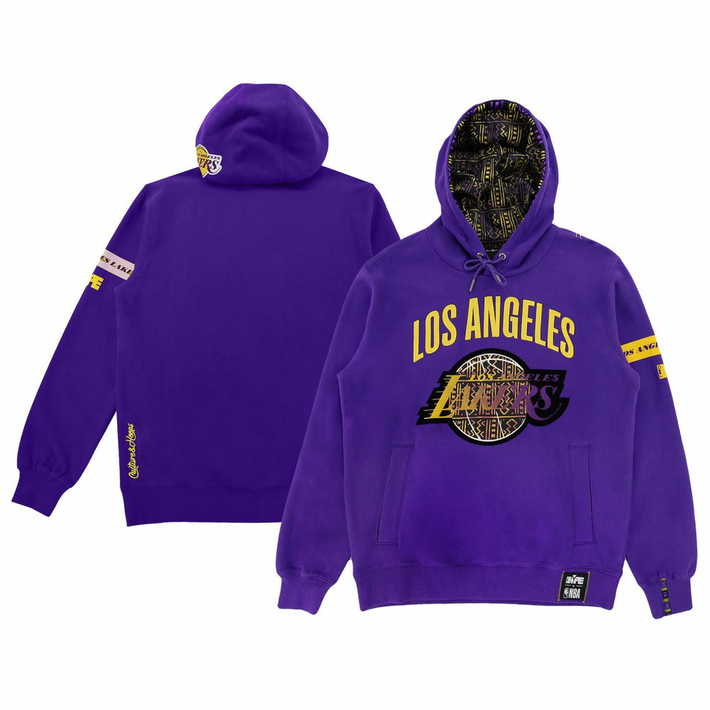 Los Angeles Lakers NBA x Two Hype Unisex Culture & Hoops Heavyweight Pullover Hoodie - Purple online | NBA
