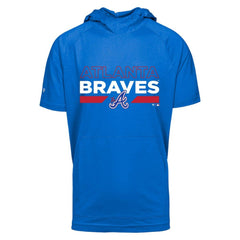 Atlanta Braves Levelwear City Connect Phase No Hitter Short Sleeve Pullover Hoodie - MLB Hoodies