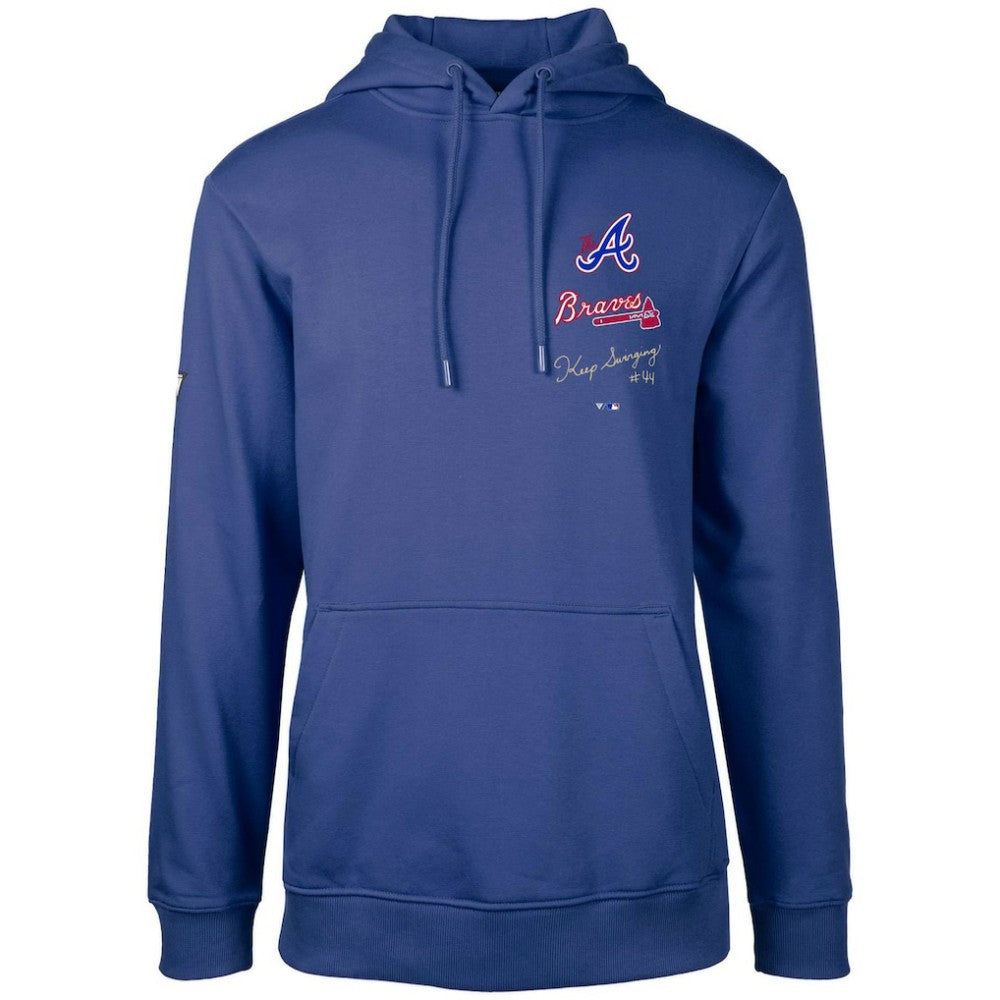 Atlanta Braves Levelwear City Connect Podium Baseline Pullover Hoodie - MLB Hoodies