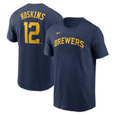 Rhys Hoskins Milwaukee Brewers Nike Fuse Name & Number T-Shirt - MLB T-shirts
