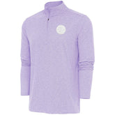 Boston Bruins Antigua White Logo Hunk Quarter-Zip Pullover - NHL Pullover