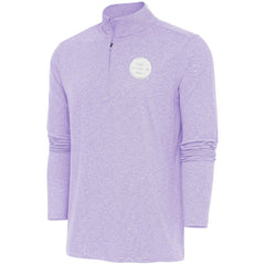 Boston Bruins Antigua White Logo Hunk Quarter-Zip Pullover - NHL Pullover
