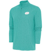 Carolina Hurricanes Antigua White Logo Hunk Quarter-Zip Pullover - NHL Pullover