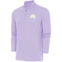 Colorado Avalanche Antigua White Logo Hunk Quarter-Zip Pullover - NHL Pullover
