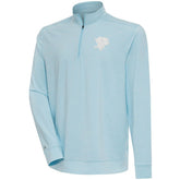 Pittsburgh Penguins Antigua White Logo Bright Quarter-Zip Pullover - NHL Pullover