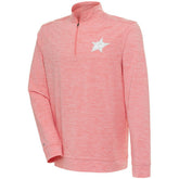 Dallas Stars Antigua White Logo Bright Quarter-Zip Pullover - NHL Pullover