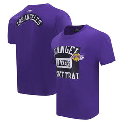 Purple Los Angeles Lakers Pro Standard Made To Play Drop Shoulder T-Shirt | NBA
