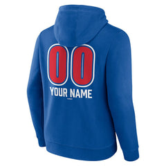 Chicago Cubs Personalized Name & Number Fastball Pullover Hoodie - MLB Hoodies