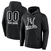 Chicago White Sox Personalized Name & Number Fastball Pullover Hoodie - MLB Hoodies