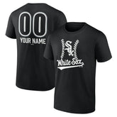 Chicago White Sox Personalized Name & Number Fastball T-Shirt - MLB T-shirts