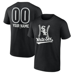Chicago White Sox Personalized Name & Number Fastball T-Shirt - MLB T-shirts