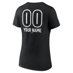 Chicago White Sox Women's Personalized Name & Number Fastball V-Neck T-Shirt - MLB T-shirts
