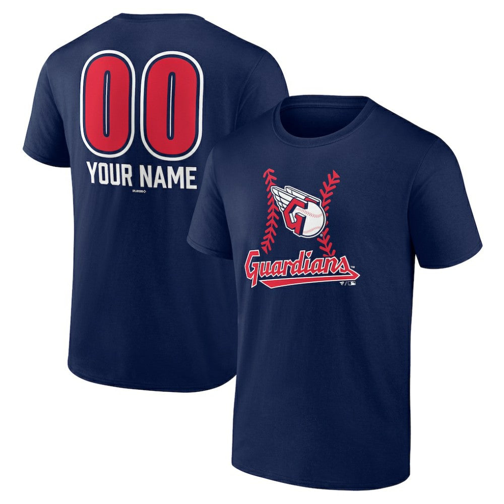 Cleveland Guardians Personalized Name & Number Fastball T-Shirt - MLB T-shirts