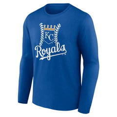 Kansas City Royals Personalized Name & Number Fastball Long Sleeve T-Shirt - MLB T-shirts