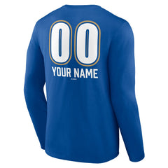 Kansas City Royals Personalized Name & Number Fastball Long Sleeve T-Shirt - MLB T-shirts