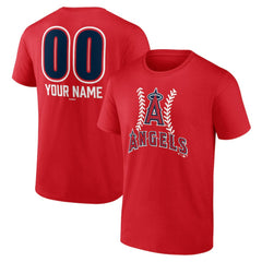 Los Angeles Angels Personalized Name & Number Fastball T-Shirt - MLB T-shirts
