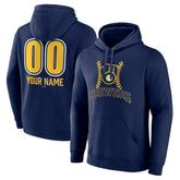 Milwaukee Brewers Personalized Name & Number Fastball Pullover Hoodie - MLB Hoodies