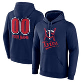 Minnesota Twins Personalized Name & Number Fastball Pullover Hoodie - MLB Hoodies
