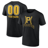 Pittsburgh Pirates Personalized Name & Number Fastball T-Shirt - MLB T-shirts