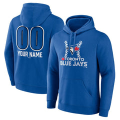 Toronto Blue Jays Personalized Name & Number Fastball Pullover Hoodie - MLB Hoodies