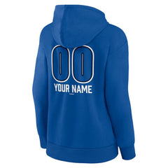 Toronto Blue Jays Women's Personalized Name & Number Fastball Pullover Hoodie - MLB Hoodies