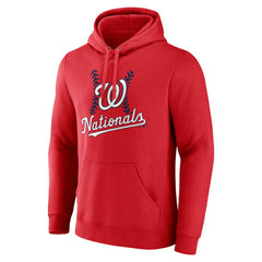 Washington Nationals Personalized Name & Number Fastball Pullover Hoodie - MLB Hoodies
