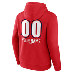 Washington Nationals Personalized Name & Number Fastball Pullover Hoodie - MLB Hoodies