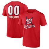 Washington Nationals Personalized Name & Number Fastball T-Shirt - MLB T-shirts