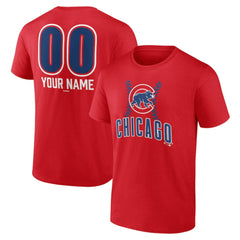 Chicago Cubs Personalized Name & Number Fastball T-Shirt - MLB T-shirts