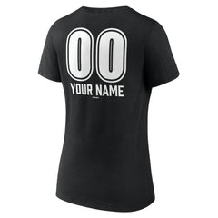 Los Angeles Dodgers Women's Personalized Name & Number Fastball V-Neck T-Shirt - MLB T-shirts