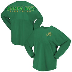 Tampa Bay Lightning Fanatics Women's St. Patrick's Day Spirit Jersey T-Shirt - NHL T-shirts