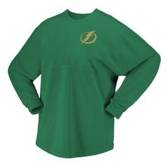 Tampa Bay Lightning Fanatics Women's St. Patrick's Day Spirit Jersey T-Shirt - NHL T-shirts