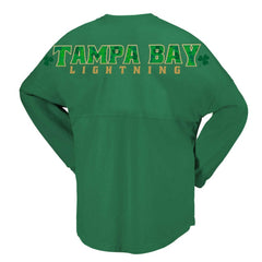 Tampa Bay Lightning Fanatics Women's St. Patrick's Day Spirit Jersey T-Shirt - NHL T-shirts