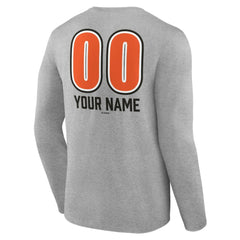 Baltimore Orioles Personalized Name & Number Fastball Long Sleeve T-Shirt - MLB T-shirts