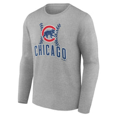 Chicago Cubs Personalized Name & Number Fastball Long Sleeve T-Shirt - MLB T-shirts