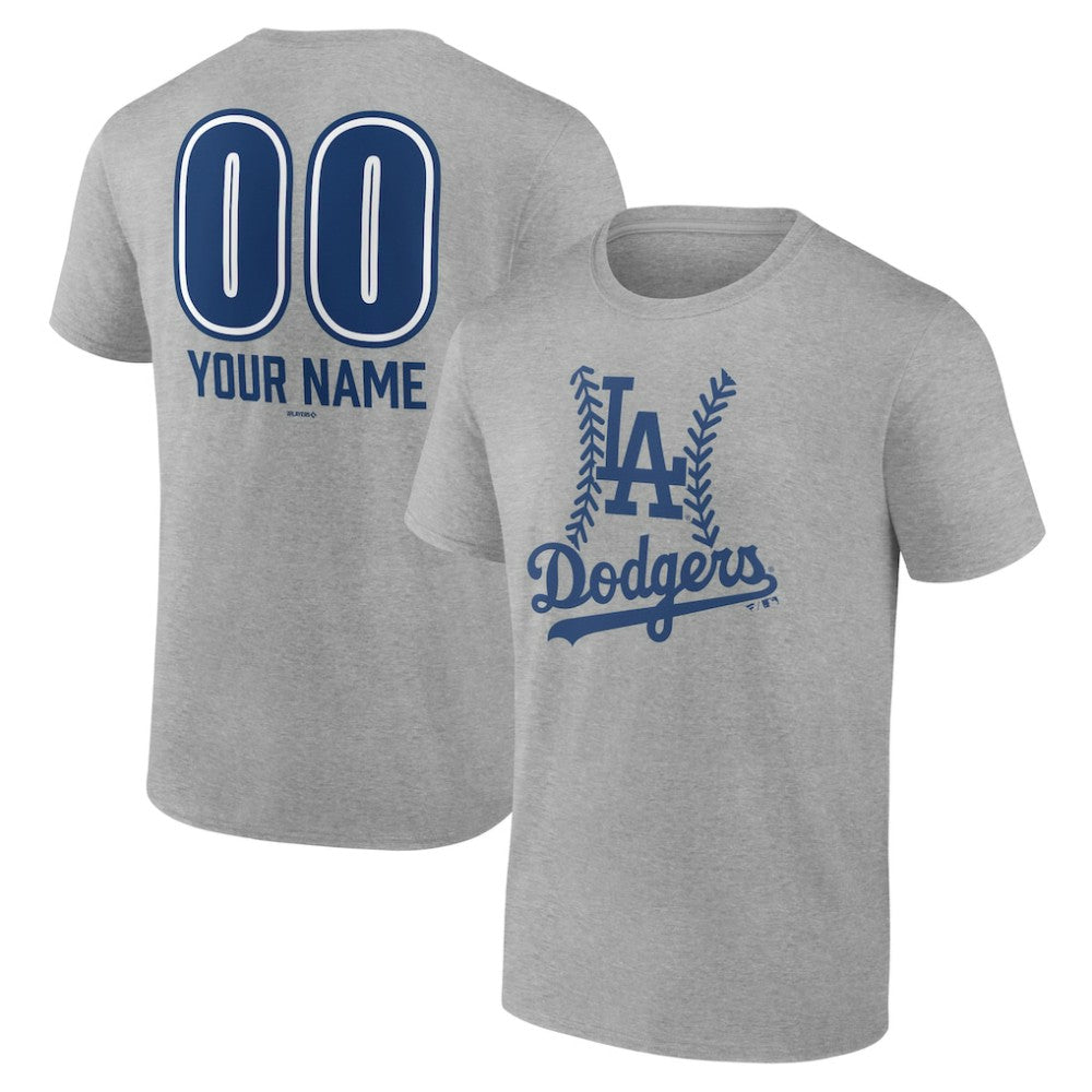 Los Angeles Dodgers Personalized Name & Number Fastball T-Shirt - MLB T-shirts