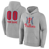 Philadelphia Phillies Personalized Name & Number Fastball Pullover Hoodie - MLB Hoodies