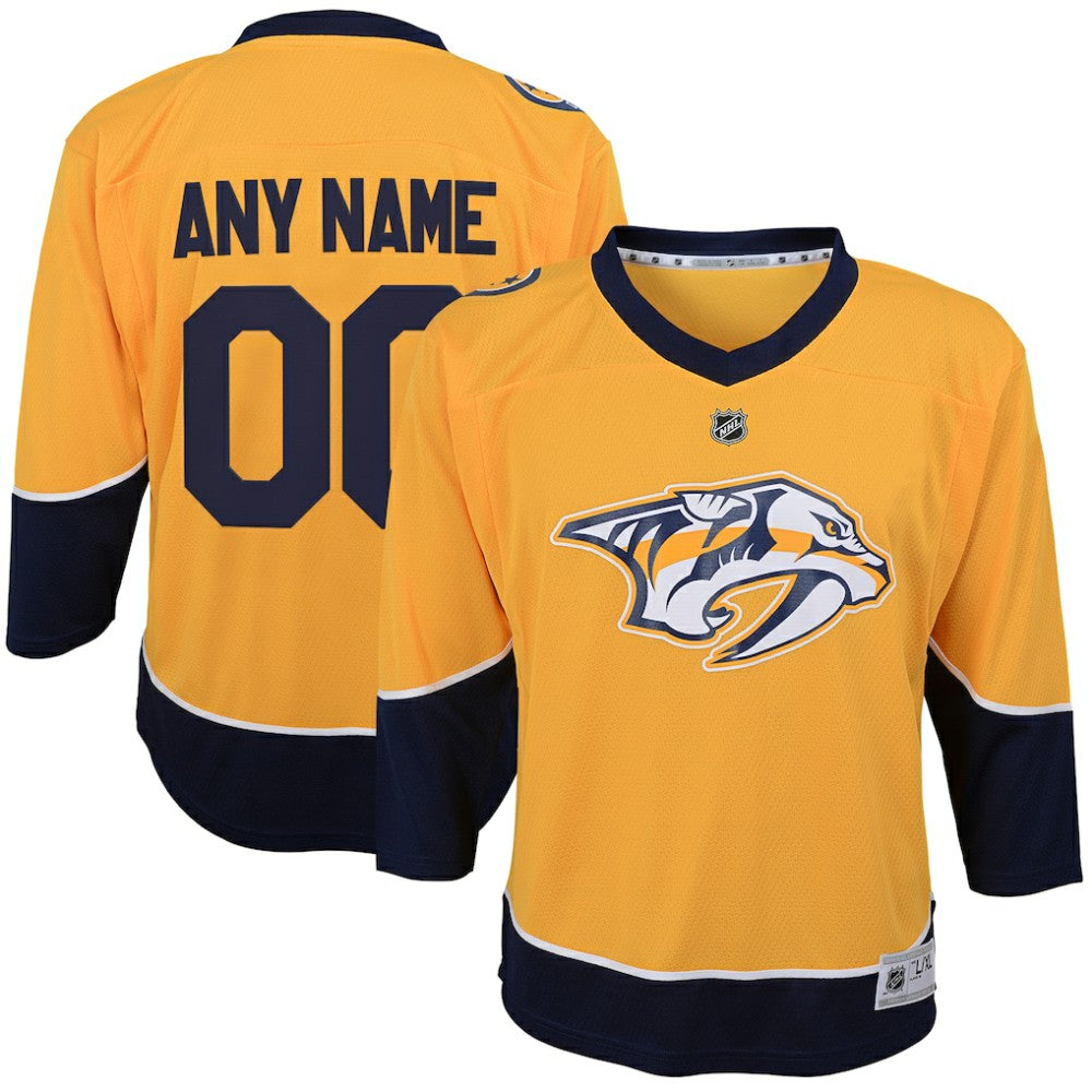 Nashville Predators Youth Home Replica Custom Jersey - NHL Jerseys
