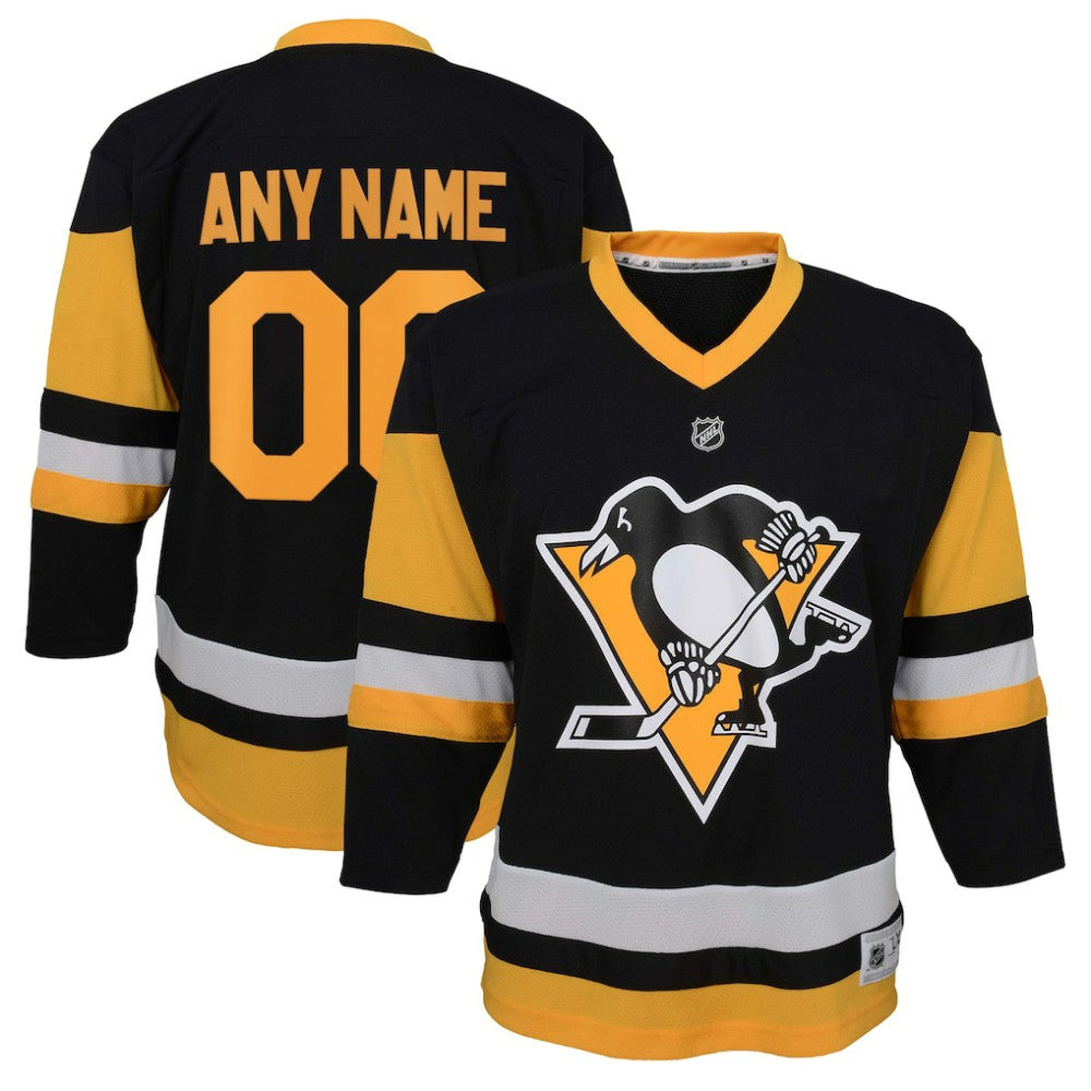 Pittsburgh Penguins Youth Home Replica Custom Jersey - NHL Jerseys