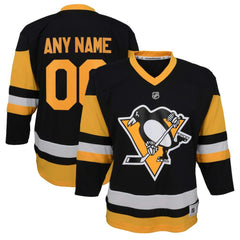 Pittsburgh Penguins Youth Home Replica Custom Jersey - NHL Jerseys