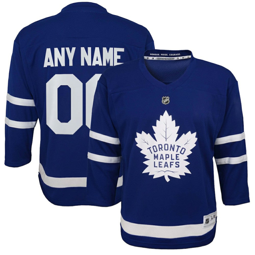 Toronto Maple Leafs Youth Home Replica Custom Jersey - NHL Jerseys