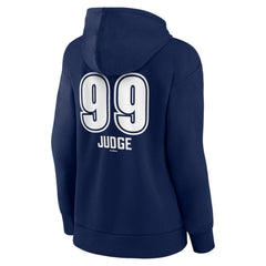 Aaron Judge New York Yankees Women's Fastball Player Name & Number Pullover Hoodie - MLB Hoodies