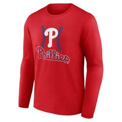Bryce Harper Philadelphia Phillies Fastball Player Name & Number Long Sleeve T-Shirt - MLB T-shirts